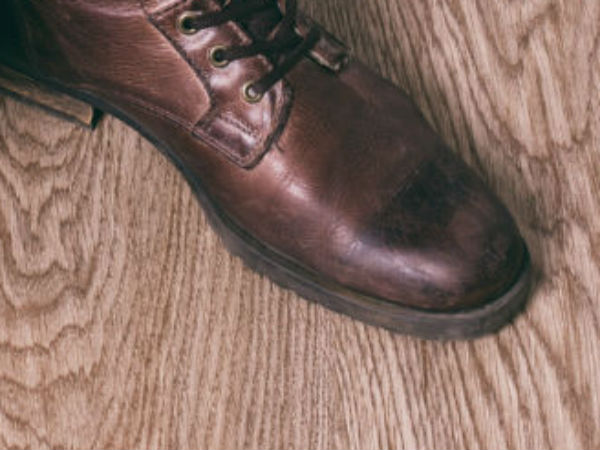 Dalit men has been compelled to clean the shoes of police with his tongue Dalit men has been compelled to clean the shoes of police with his tongue