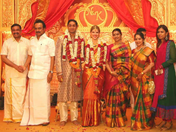 MK Stalin, Subramanian Swamy attend Dr Mohan Kameswaran family marriage function 