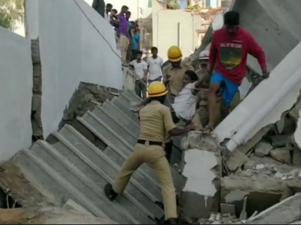 Building collapsed at Sarjapur road in Bengaluru 