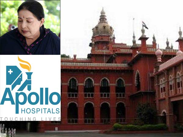 Do you have Jayalalitha blood sample? high court to Apollo hospital Do you have Jayalalitha blood sample? high court to Apollo hospital