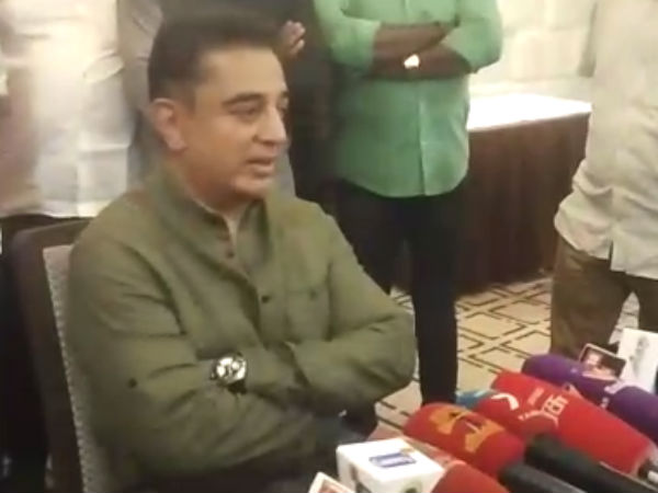 கமல் சென்னை வருகை 