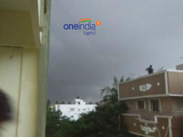 மிதமான மழை பதிவு 