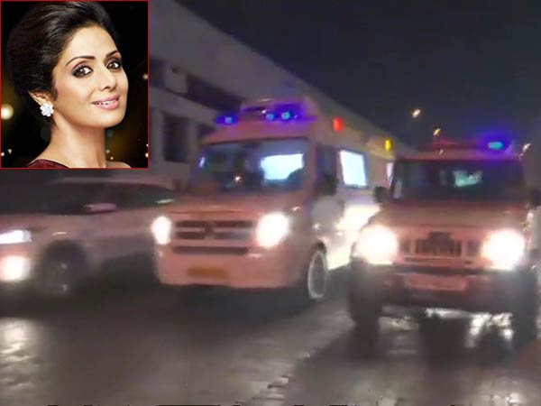 Sridevi's mortal comes back home in special flight 