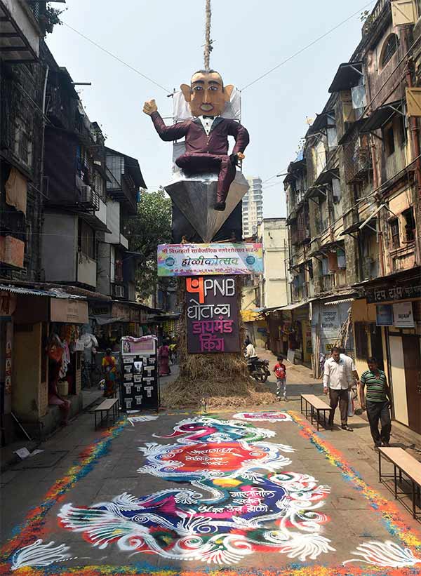 Angry Mumbaiwallahs planned to burn the effigy of Nirav Modi on Holi celebration 
