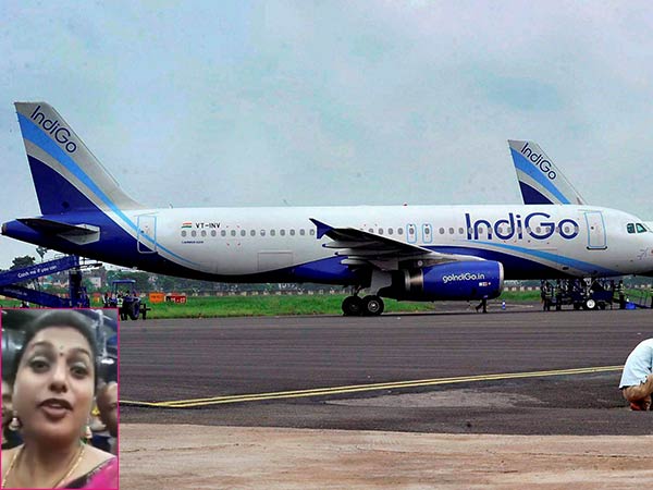 Actress Roja escapes flight accident in Hyderabad Actress Roja escapes flight accident in Hyderabad