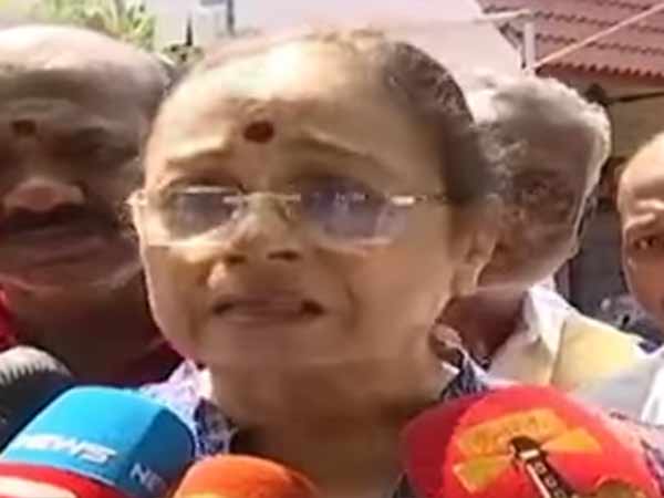 சந்திரலேகா நேரில் அஞ்சலி 