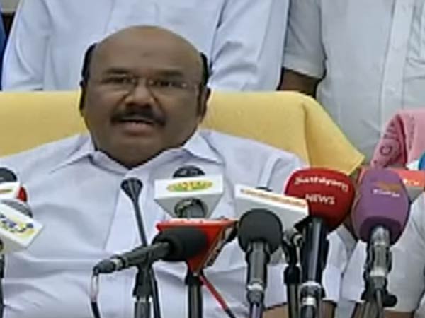 ஜெயக்குமார் மறுப்பு 