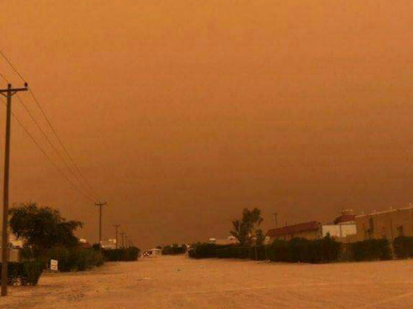 The Climate changed suddenly in Kuwait 