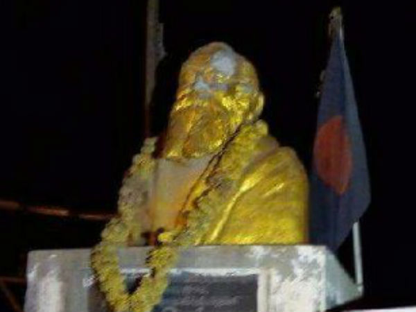 பெரியார் சிலைக்கு சேதம் 