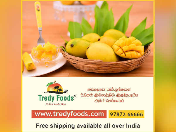 Tredy foods an online store now comes with the fresh ripen mangoes at your doorsteps 