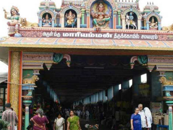 todayis car festival in samayapuram mariyamman temple in tiruchirapalli district