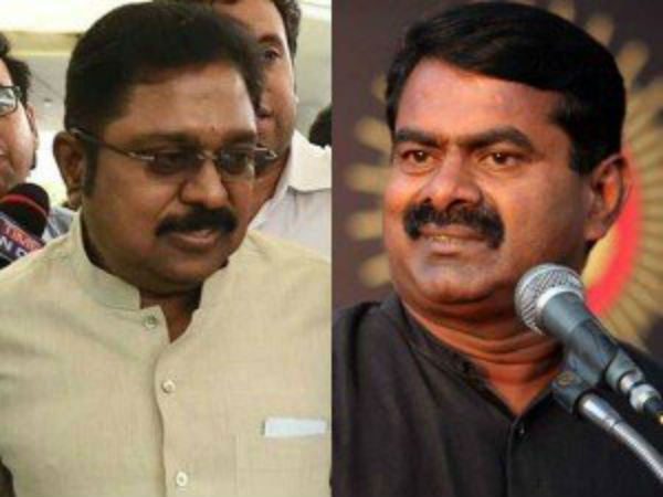 சீமான், டிடிவி 