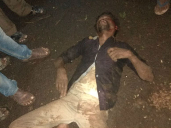 A car which did accident and also drag the two wheeler in Salem 