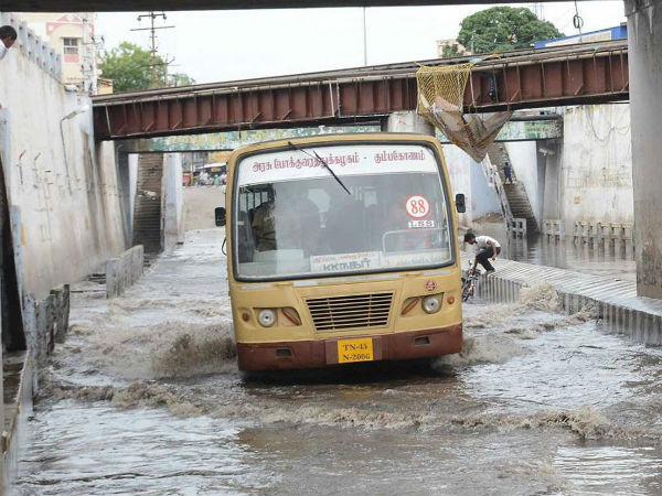 ஒன்றரை மணிநேரத்தில் 7.5செ.மீ 