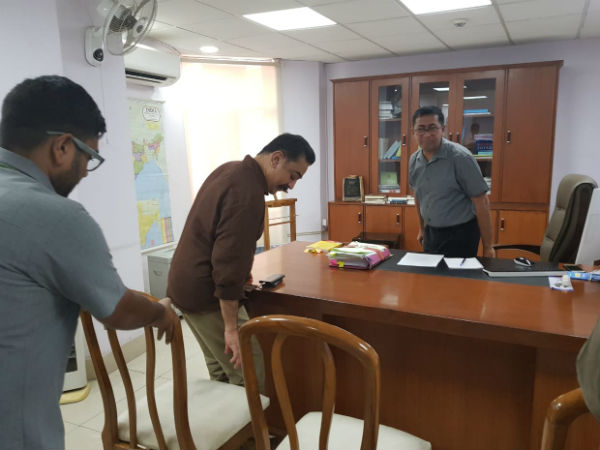 தேர்தல் ஆணையத்தில் கமல் 