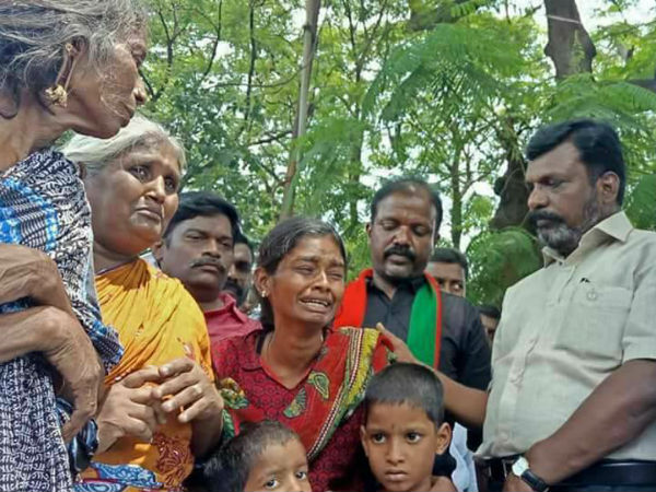  திருமாவளவள் நேரில் ஆறுதல் 