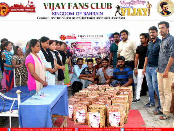 Vijay Makkal Iyakkam celebrates the stars birth day in Bahrain Vijay Makkal Iyakkam celebrates the stars birth day in Bahrain