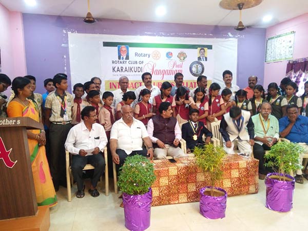  Interact society executive members swearing ceremony in Karaikudi