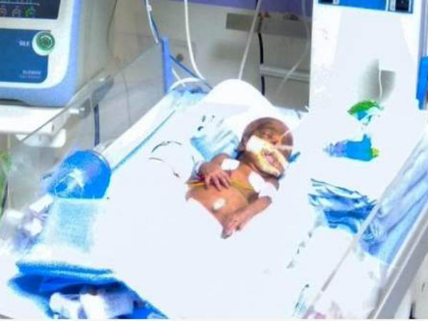 After losing one child, this father fights to save his newborn daughter 