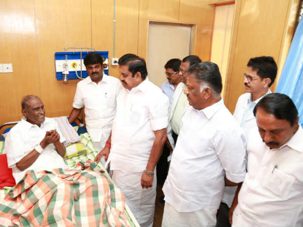 நலம் விசாரித்த முதல்வர் 