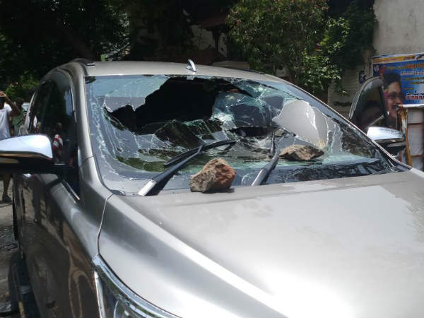 Petrol bomb hurdle on TTV Dhinakaran 