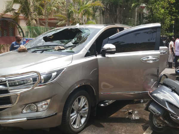 Petrol bomb hurdle on TTV Dhinakaran 