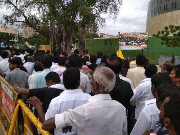 கோபாலபுரத்தில் கருணாநிதி கோர்ட்டில் வாதம் 