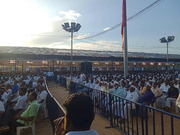 Karunanidhi Memorial Meet: Stalin will continue his fathers work says Kader Mohideen Karunanidhi Memorial Meet: Stalin will continue his fathers work says Kader Mohideen