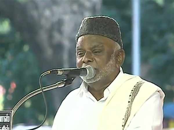 Karunanidhi Memorial Meet: Stalin will continue his fathers work says Kader Mohideen Karunanidhi Memorial Meet: Stalin will continue his fathers work says Kader Mohideen