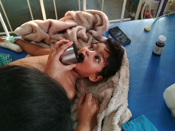 Save 3 Year Old Son Srisanth From Blood Cancer