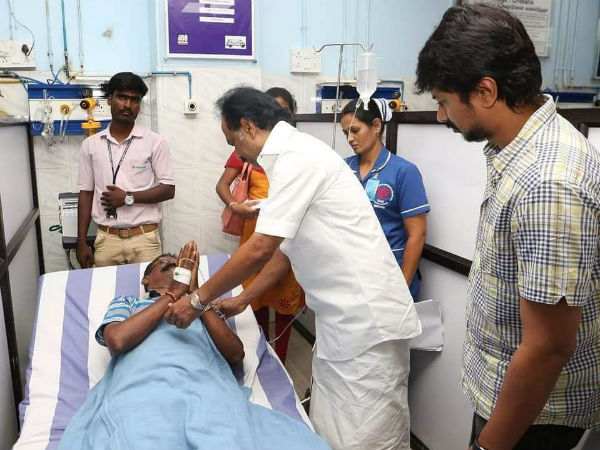 MK Stalin meets people who got wounded in Karunanidhi funeral 