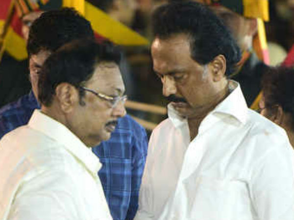 ஸ்டாலின் பேசவில்லை 