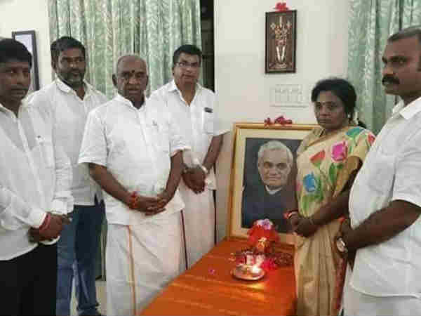 Atal Bihari Vajpayee ash immersion will be held on August 26 in Tamilnadu 