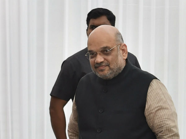 அமித் ஷாவை சந்தித்தார்? 