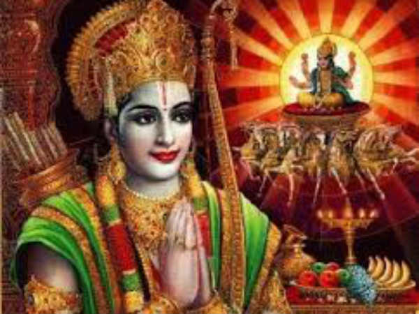 ராமர் செய்த சூரிய வழிபாடு: