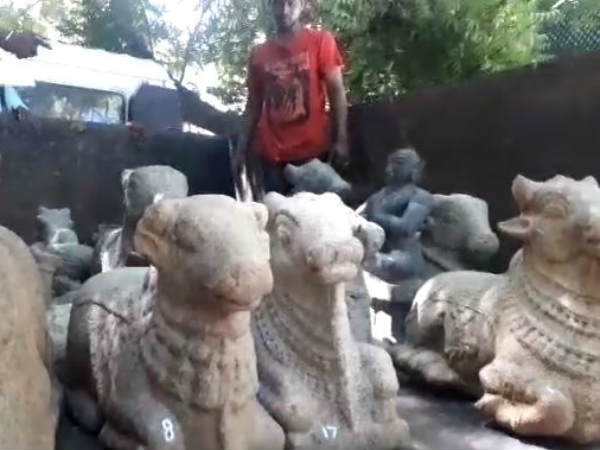  89 சிலைகள் பறிமுதல்