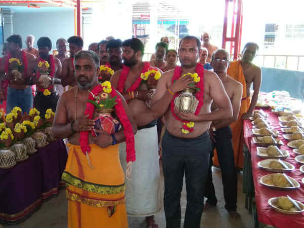 Puratasi Pournami yagams at sri danvantri peedam 
