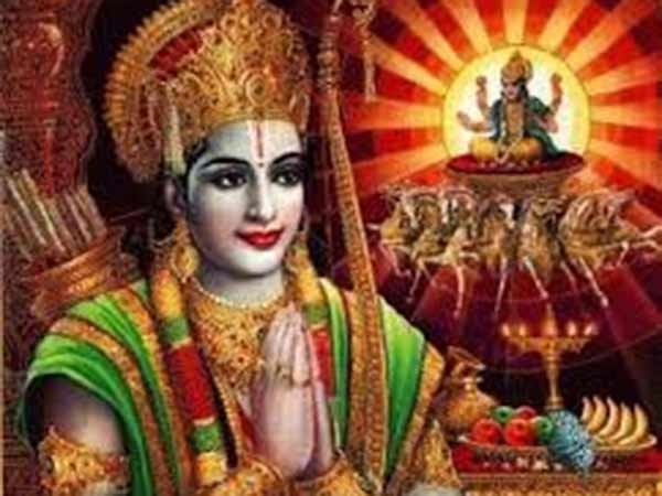 சூரியனும் சனைஸ்வரரும்: