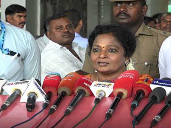 Bharath Bandh: Congress is the reason for Petrol/ Diesel hike says Tamilisai Bharath Bandh: Congress is the reason for Petrol/ Diesel hike says Tamilisai
