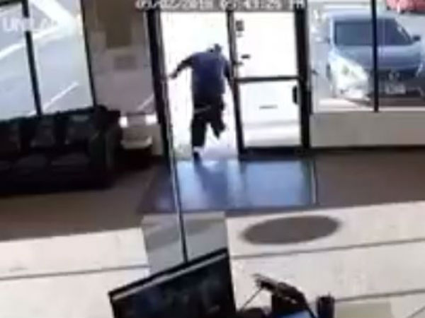 A video shows how a thief runs fast after this incident A video shows how a thief runs fast after this incident