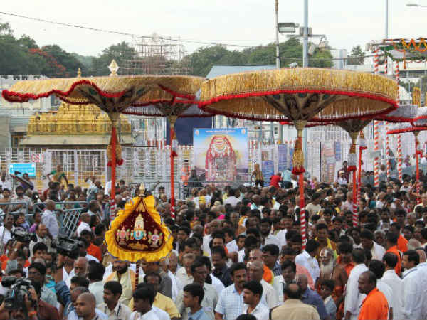 Traditional umbrellas to reach Tirumala from Chennai on Tomorrow