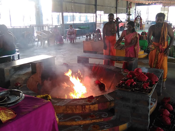 Kan thirusti Mahaganapathy Yagam on Vinayagar chaturthi day