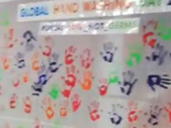  வண்ண வண்ண கைகள்