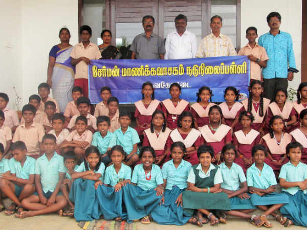 Students learn how to do farming works 