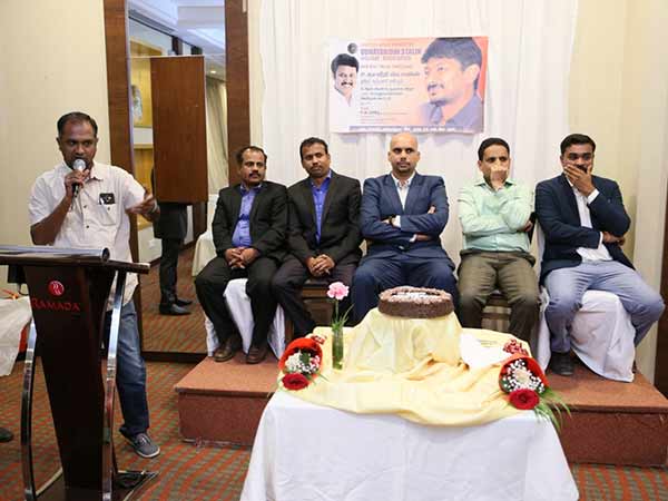 Udhayanidhi Stalin fans association celebrates 6th-year annual function in Dubai 
