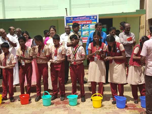 World Hand washing day celebrated
