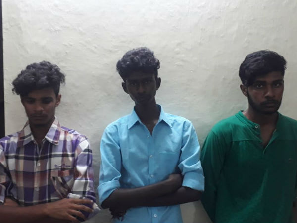 மாணவர்கள் கைது 