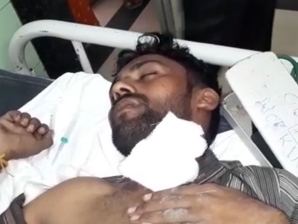 பிளேடால் அறுப்பு 