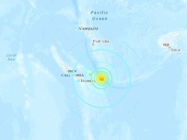 7.6 magnitude quake strikes off New Caledonia: Tsunami warning to surroundings 7.6 magnitude quake strikes off New Caledonia: Tsunami warning to surroundings