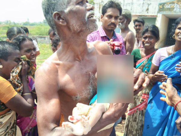 22 days of born baby killed by his father, hanged himself near nellai. 